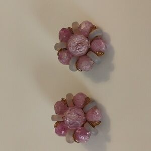 West Germany Cluster Clip backs - 1950's